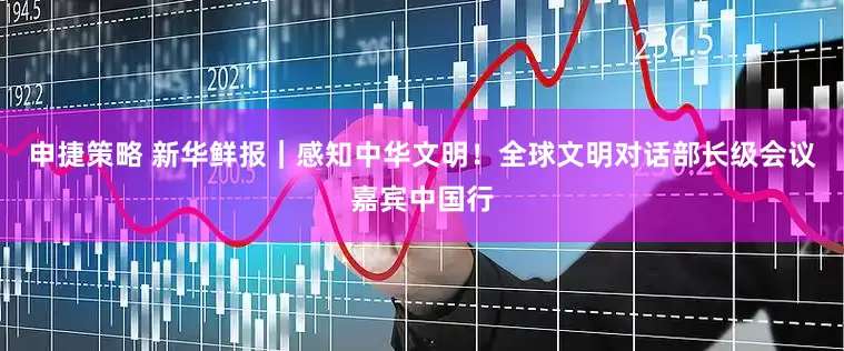 申捷策略 新华鲜报｜感知中华文明！全球文明对话部长级会议嘉宾中国行