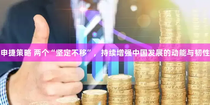 申捷策略 两个“坚定不移”，持续增强中国发展的动能与韧性